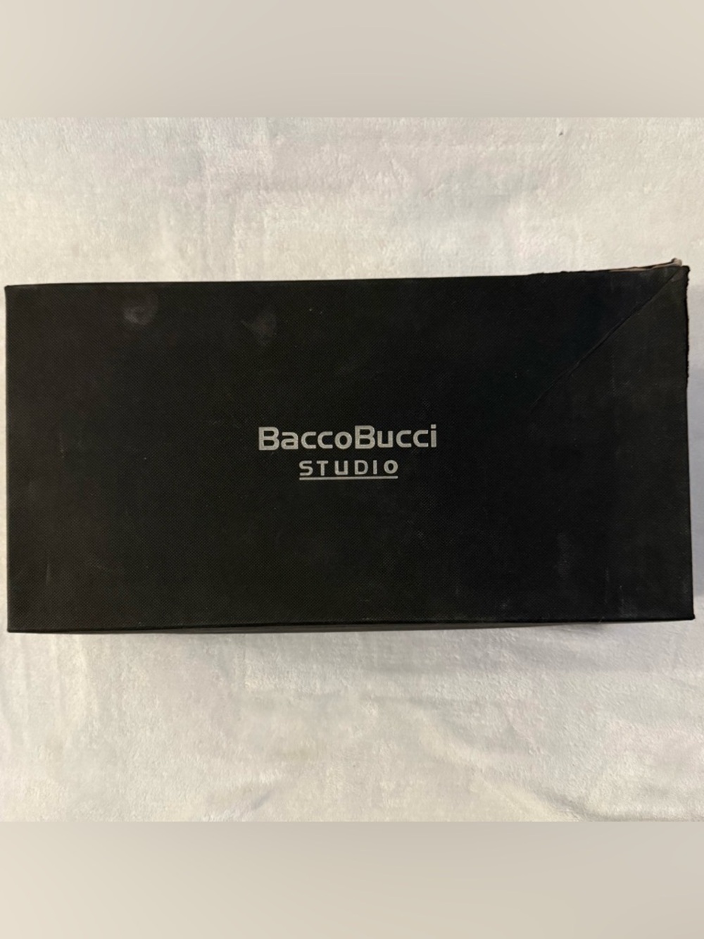 Bacco Bucci Studio Palm Beach Blue Leather Driving Loafers - Picture 13 of 14